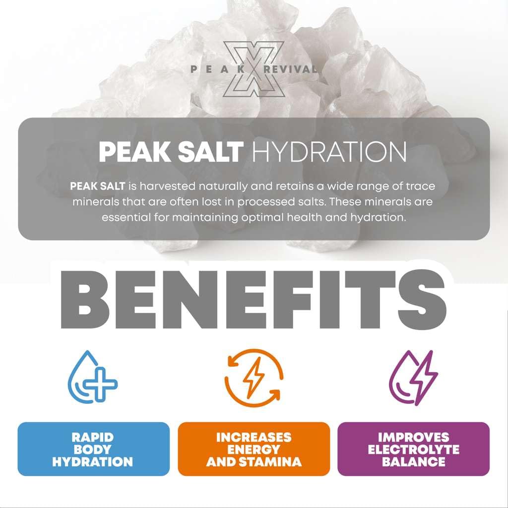 Peak Revival-X portable packets ready to mix during workouts or travel