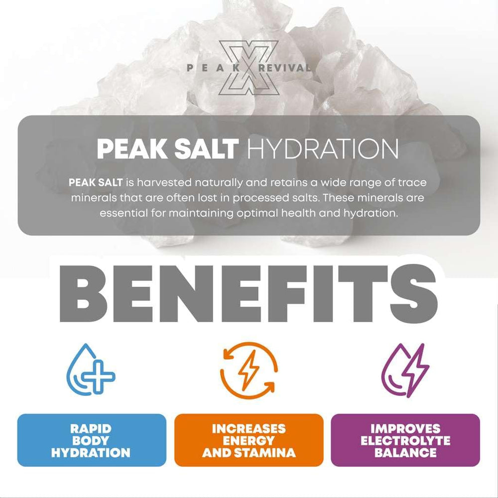 Peak Revival-X portable packets ready to mix during workouts or travel