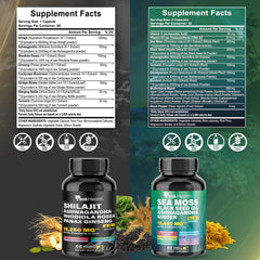 Peakhealth Shilajit capsules close-up for convenient daily use.