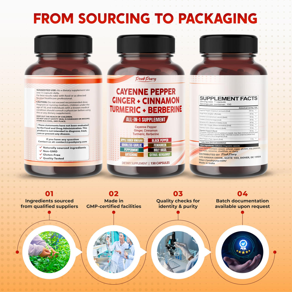 PeakPury third-party testing seal conveys quality assurance