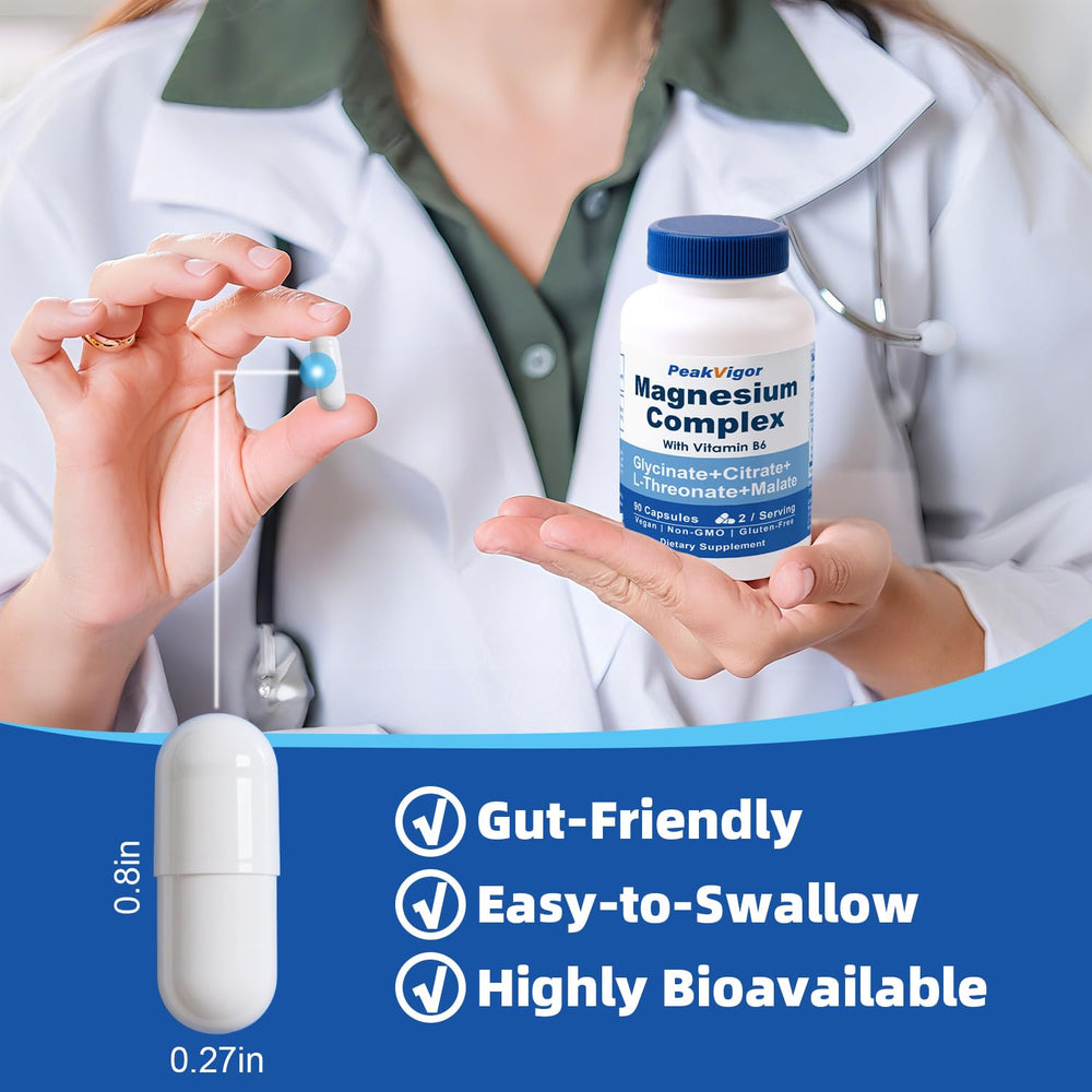 PeakVigor magnesium citrate visual promoting cellular hydration support
