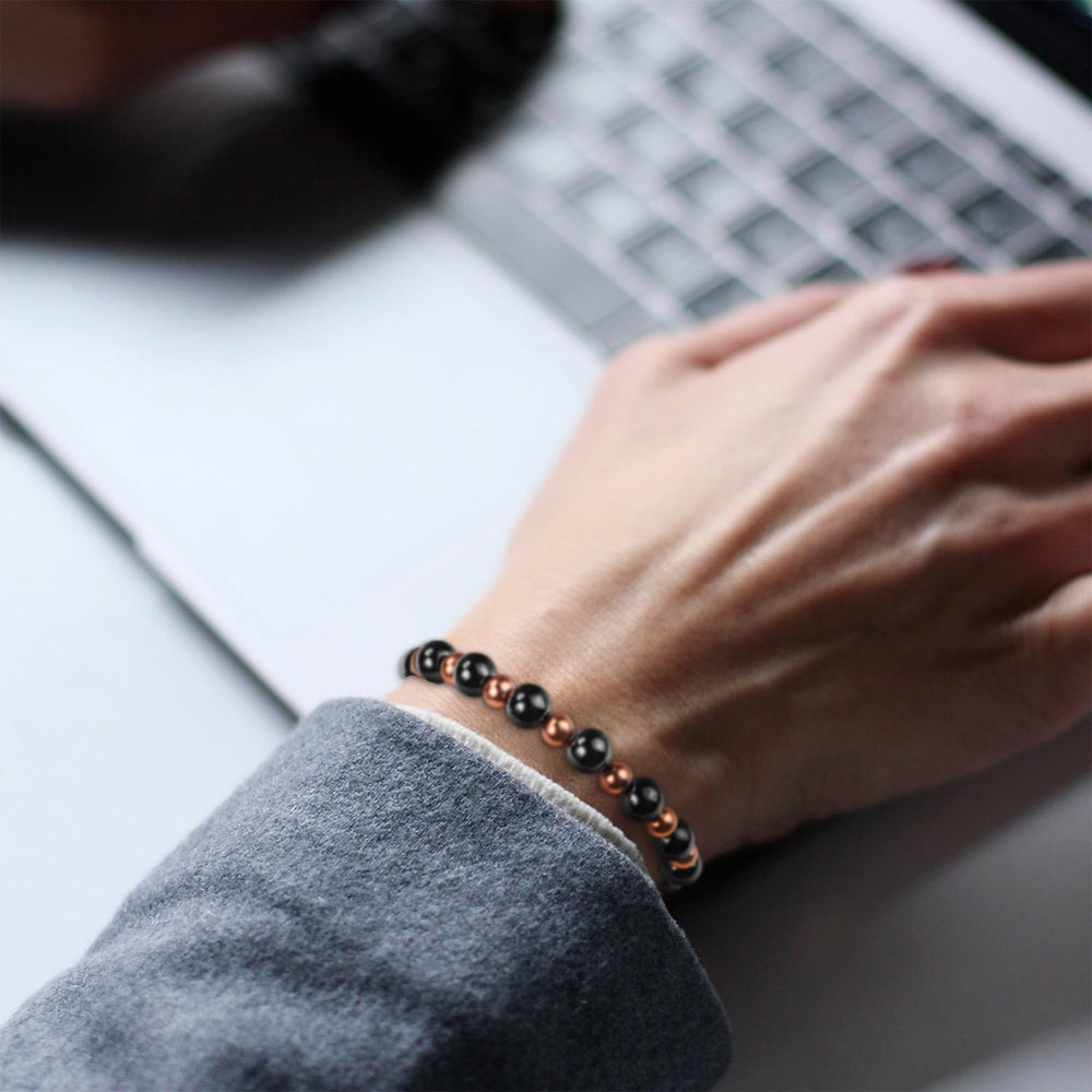 Uso diario con estilo: PEALICIOUS brazalete de cobre magnético