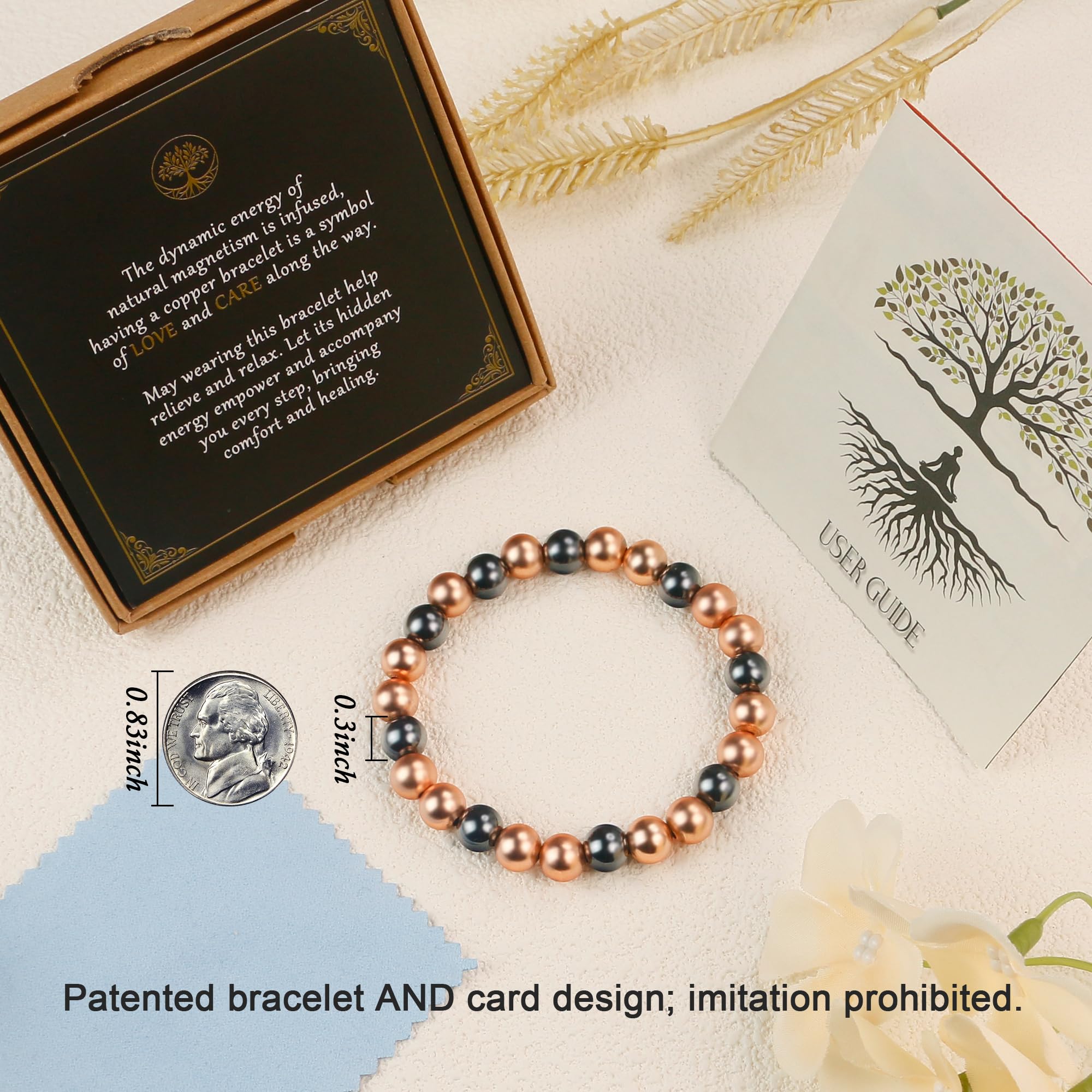 Real copper patina care tips for PEALICIOUS bracelet