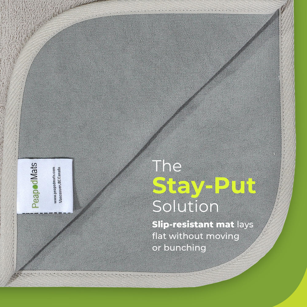 PeapodMats bedmat breathable cotton top for comfortable nights