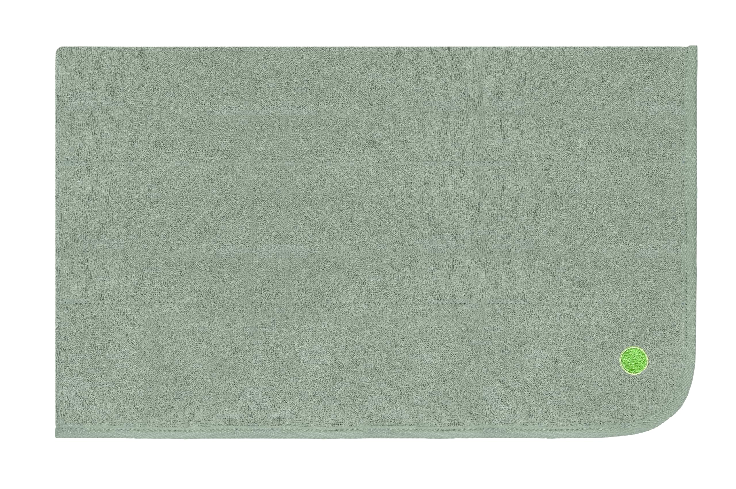 PeapodMats waterproof underpad close-up top reveals soft cotton texture
