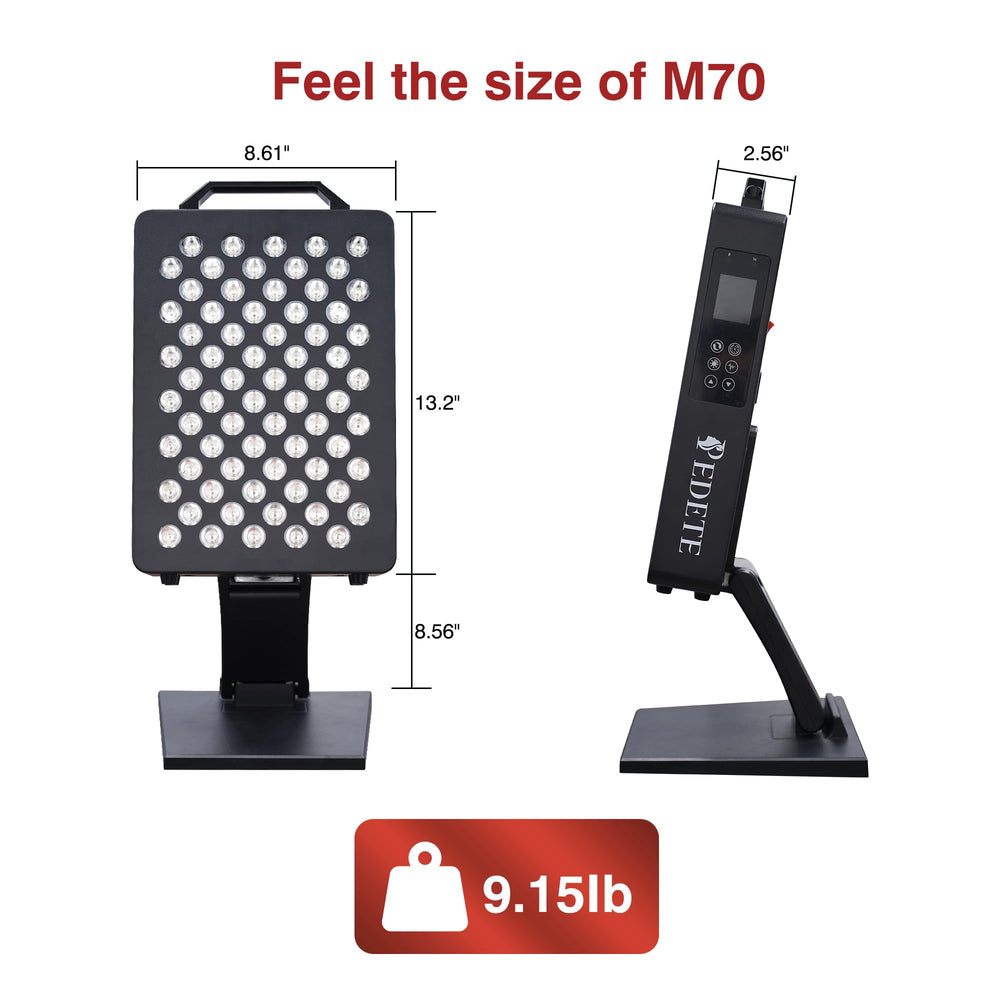 Pedete M70 body-use demo shows full-body relaxation possibilities.