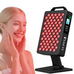 Pedete M70 red light panel front view for at-home skin care and relaxation.