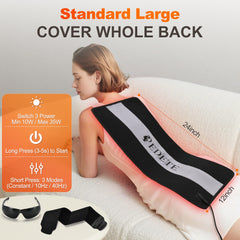 Pedete elastic strap wrap demonstrating flexible fit for various body parts