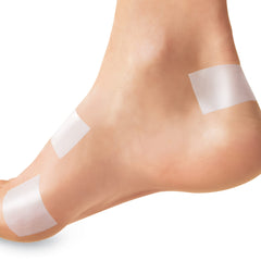 Pedifix Sore Spot Silicone Tape in-use provides cushioning during activities.