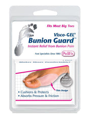 Pedifix Visco-Gel Bunion Guard inside a shoe, slim design fits most footwear