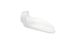 Pedifix Visco-Gel Bunion Guard on right foot, soft shield reduces friction