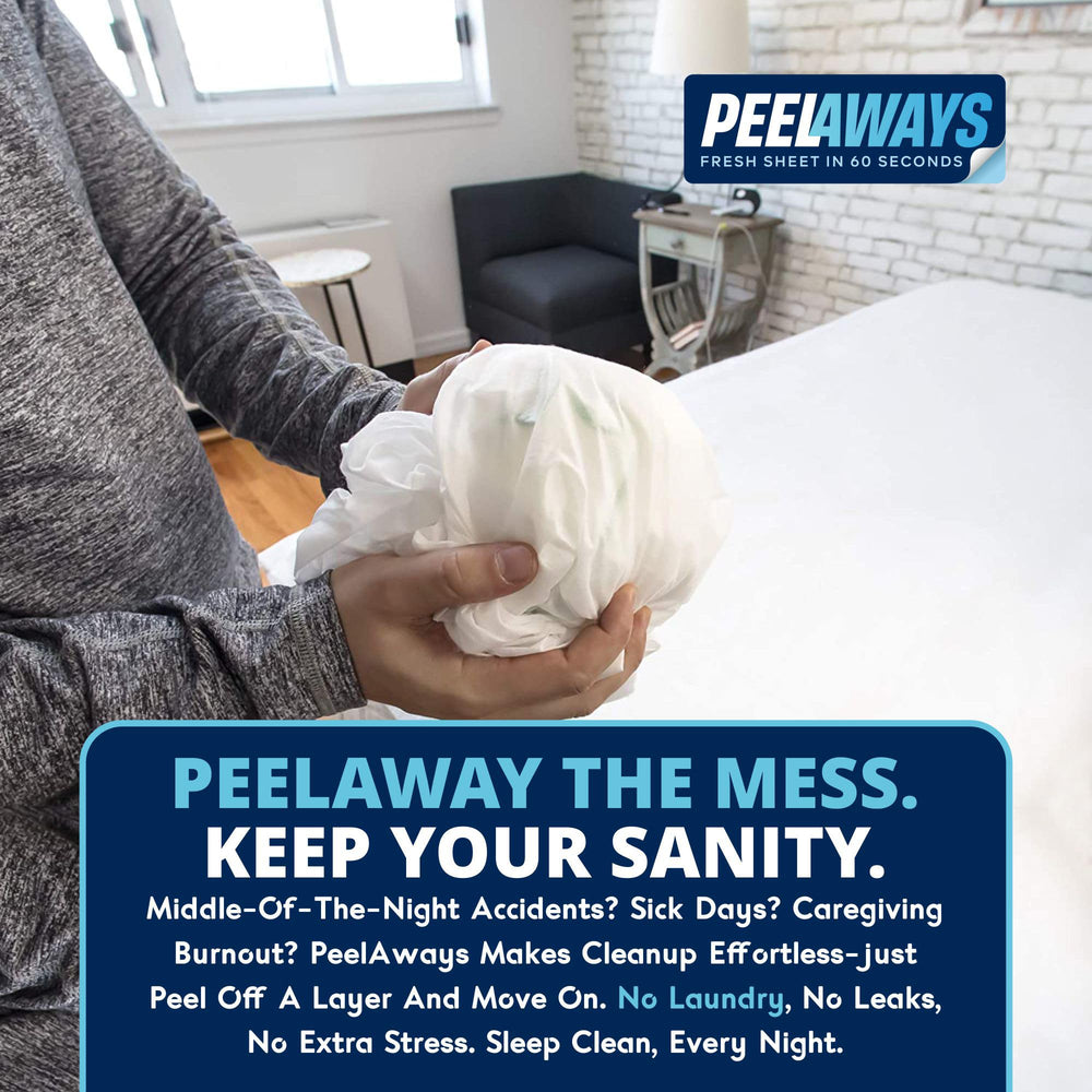 PeelAways breathable, low-noise barrier protects against spills