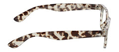 Peepers by PeeperSpecs Clark blue light blocking reading glasses bridge close-up shows lightweight comfort.