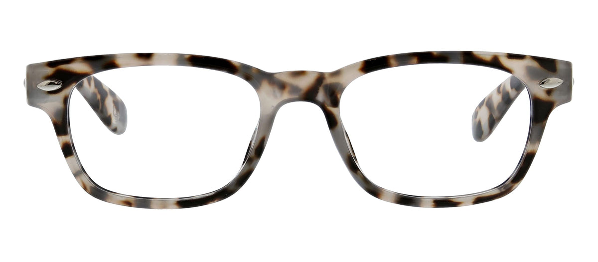 Peepers by PeeperSpecs Clark blue light blocking reading glasses front view reduces eye strain.