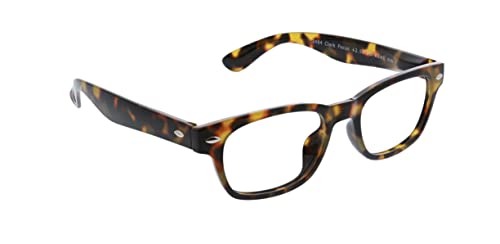 Front view of Peepers Clark tortoise-shell reading glasses