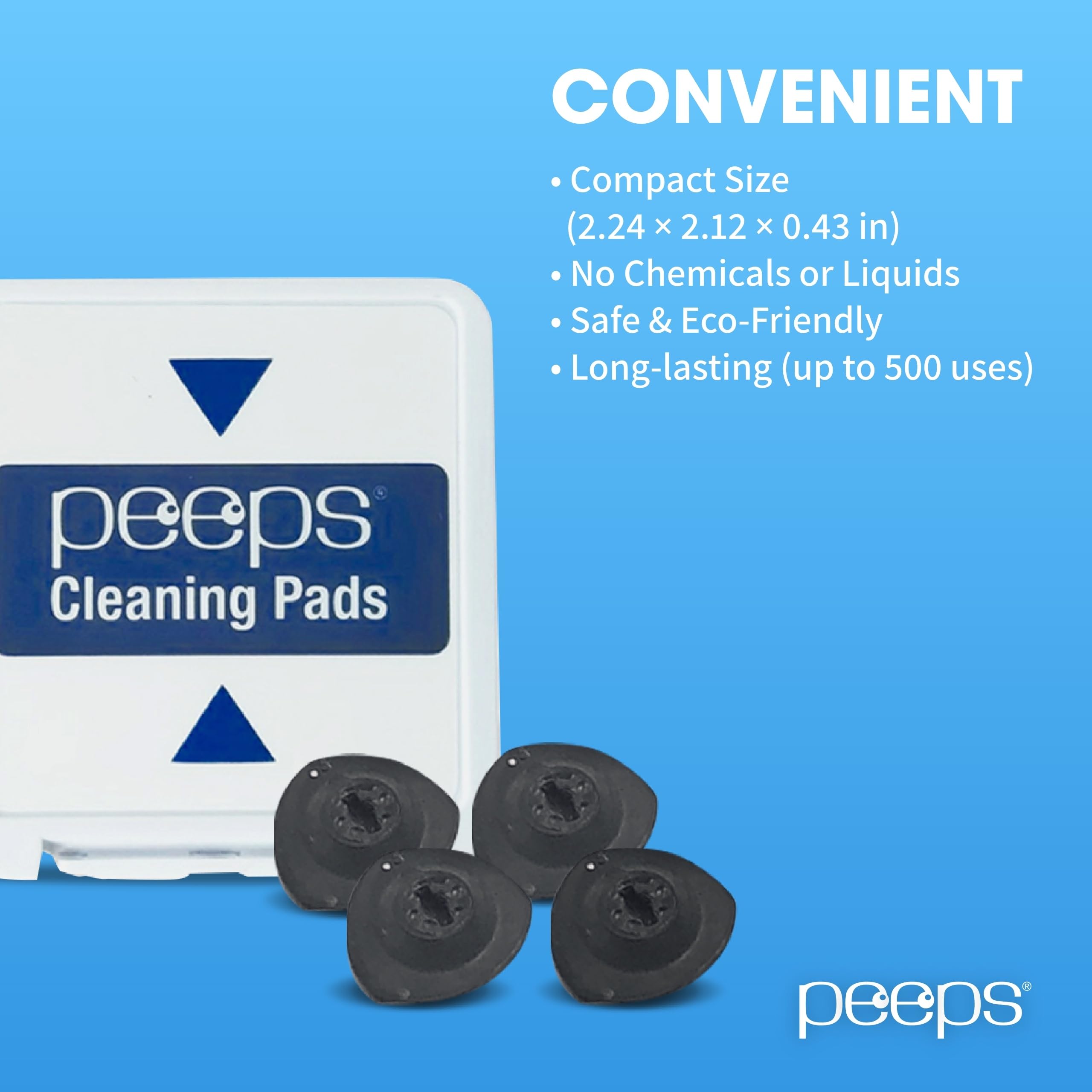 Peeps Carbon Klean pads long-lasting 1000 uses durability