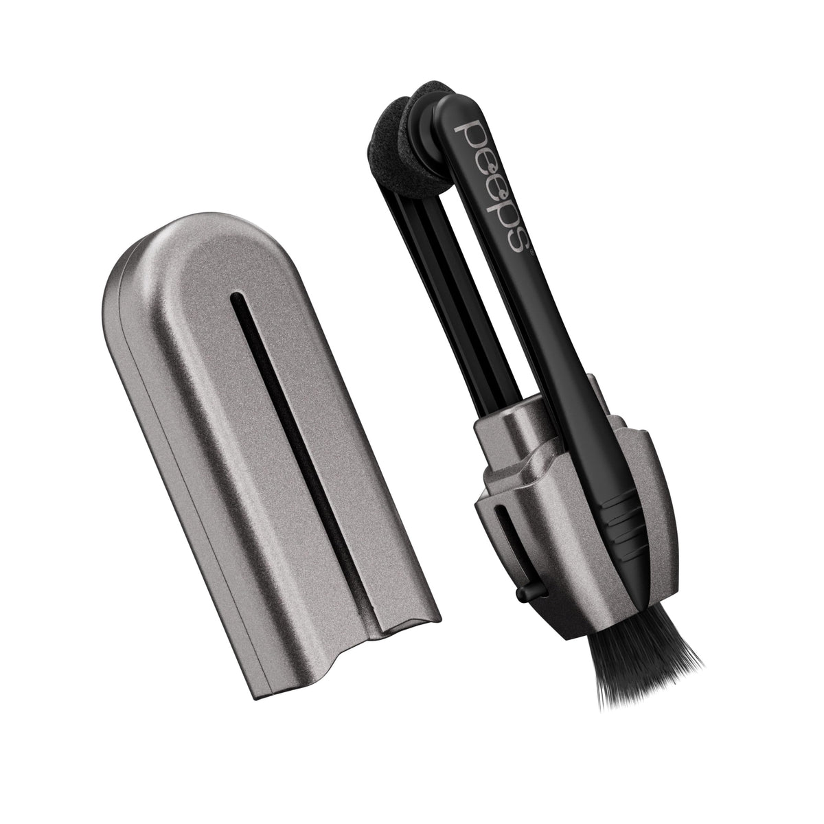 Peeps CarbonKlean cleaner in a compact size, ideal for travel.