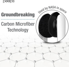Peeps CarbonKlean dry-clean pad shows dry innovation for residue-free lenses.