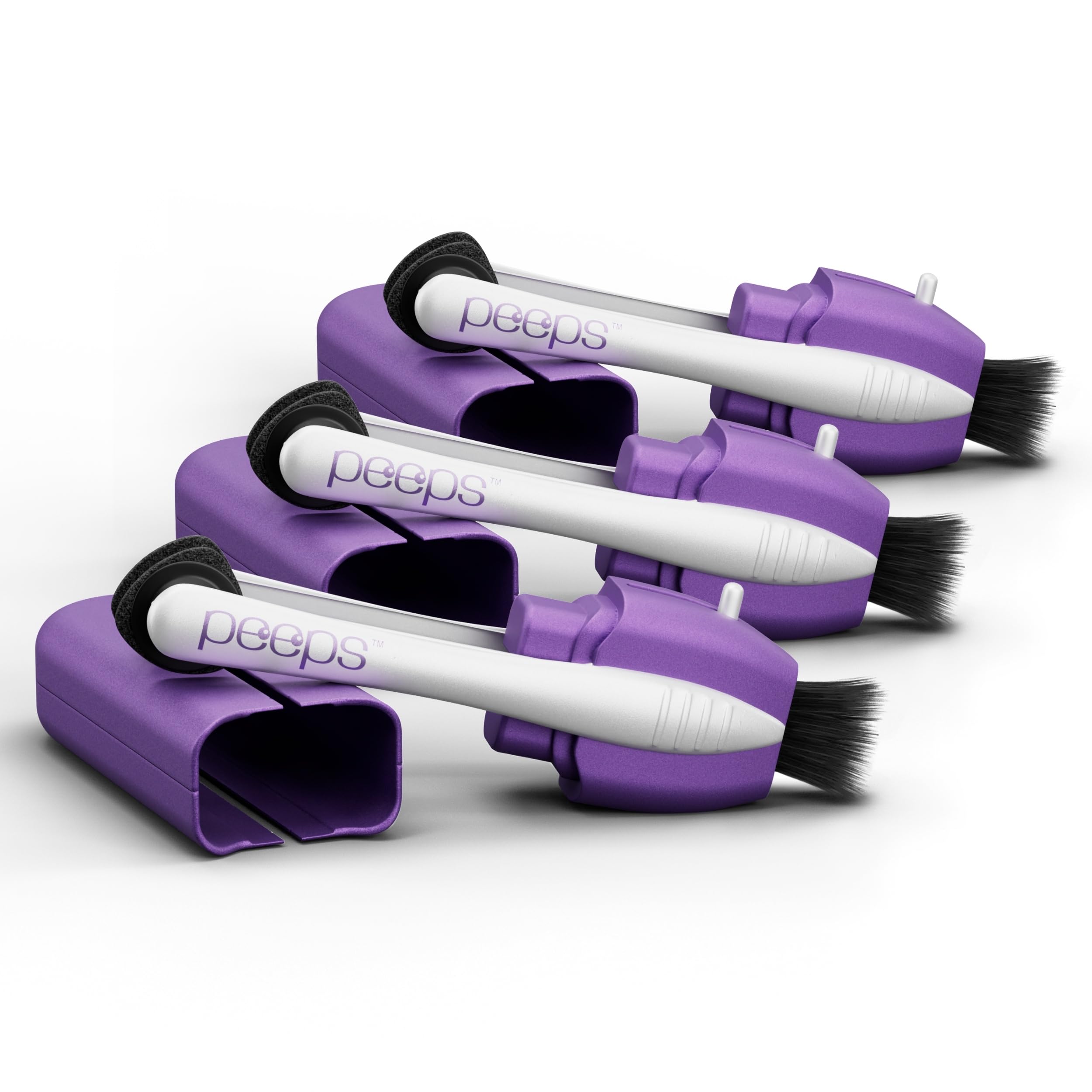 Peeps CarbonKlean glasses cleaner pack 3 for streak-free lenses