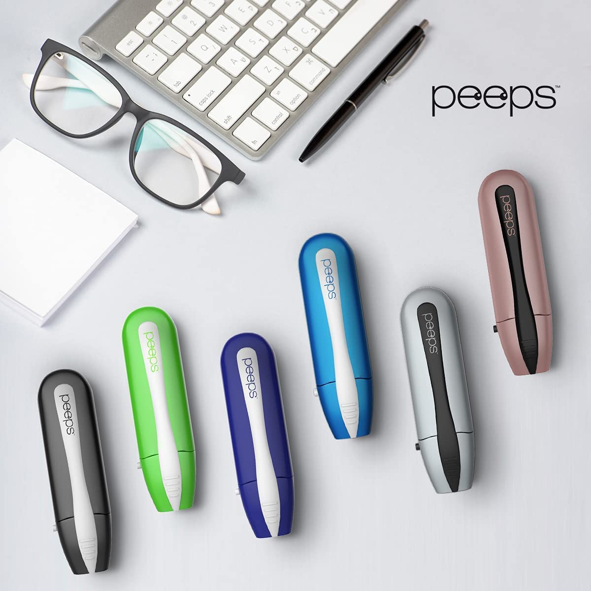 Peeps CarbonKlean packaging highlights durable kit and color options.