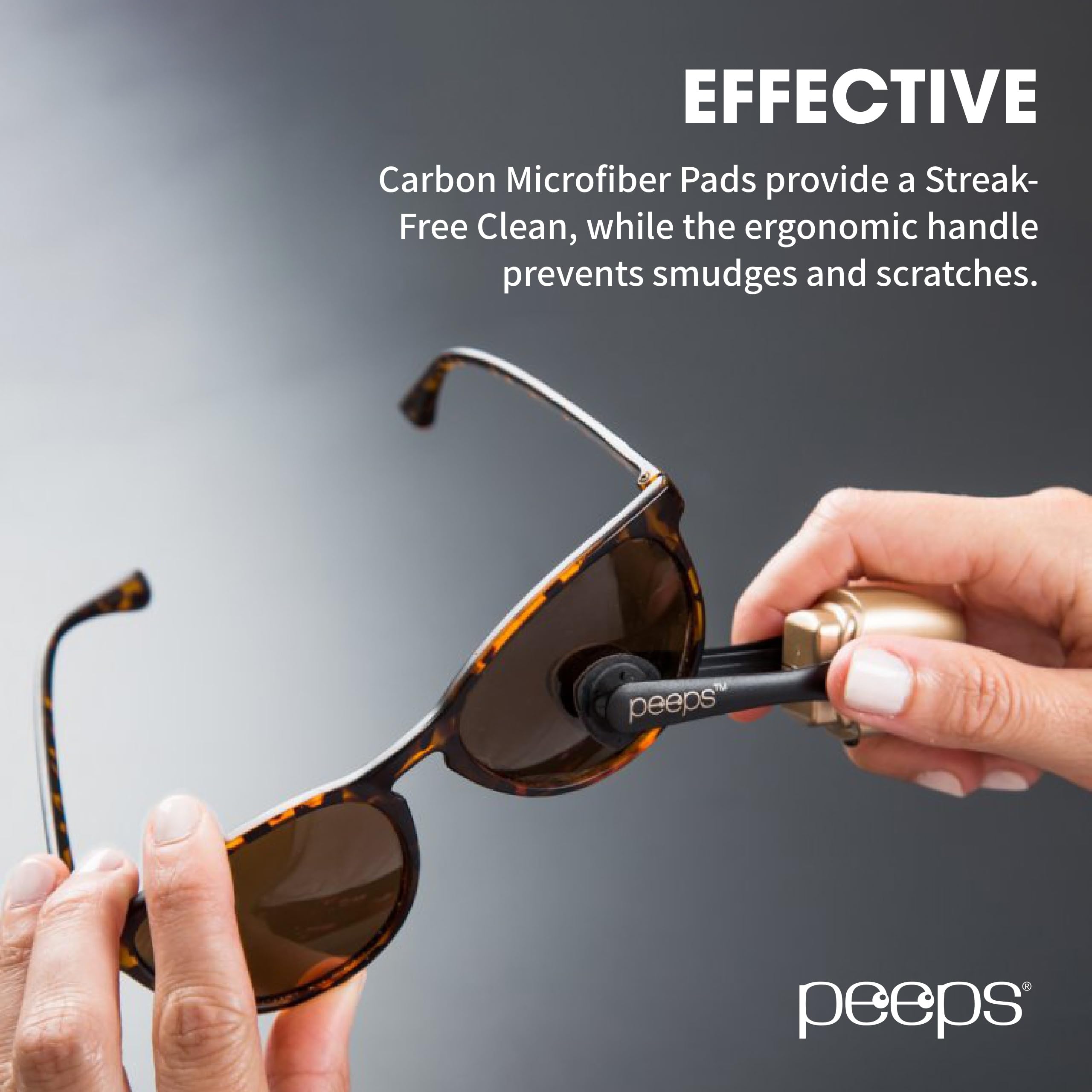 Peeps CarbonKlean residue-free glasses for a clear view