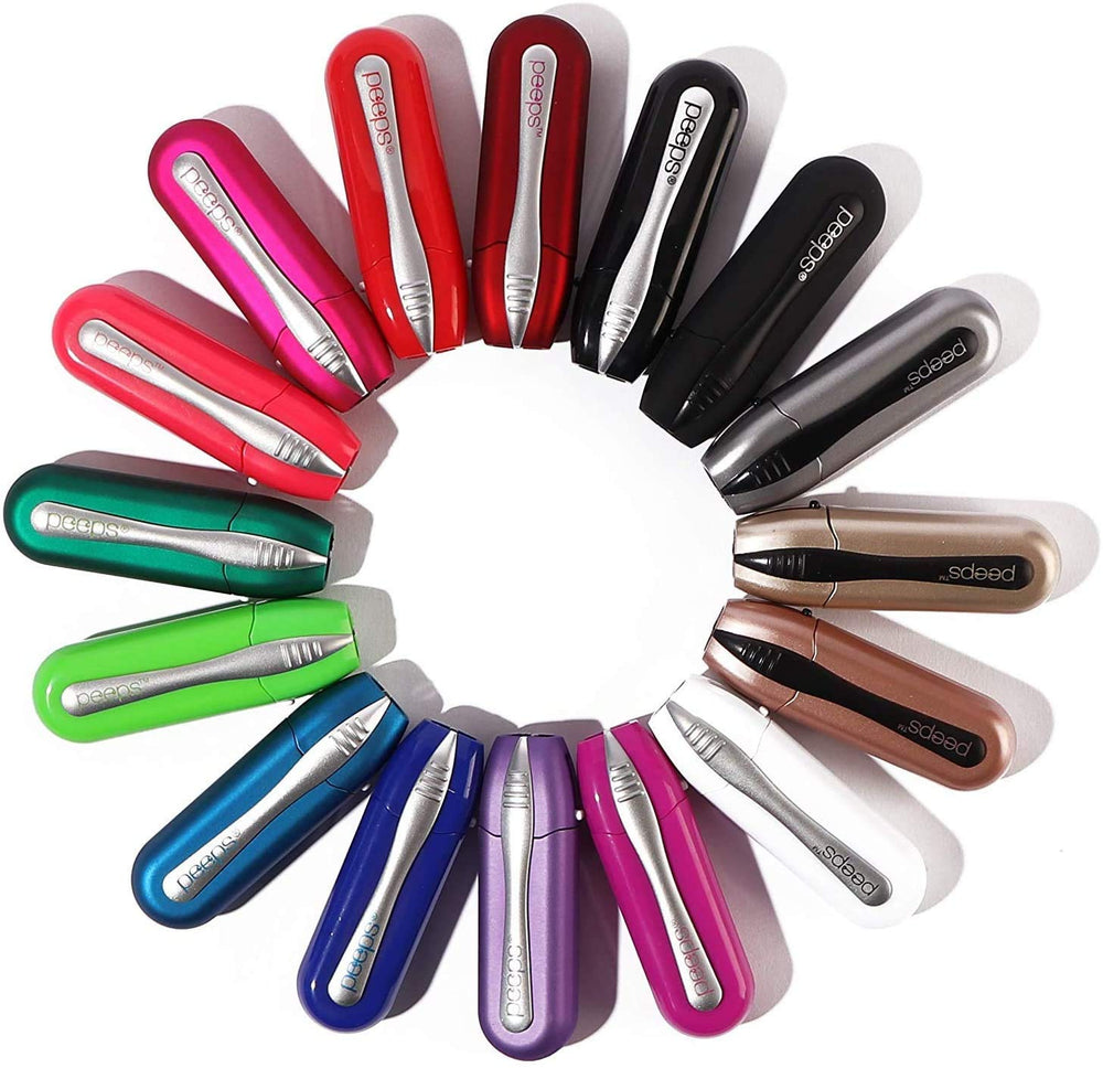 Multiple color options show Peeps cleaner delivering residue-free cleaning for daily wear.
