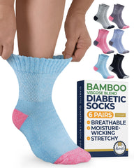 Pembrook Bamboo Diabetic Socks – unrestricted foot comfort for all-day wear.