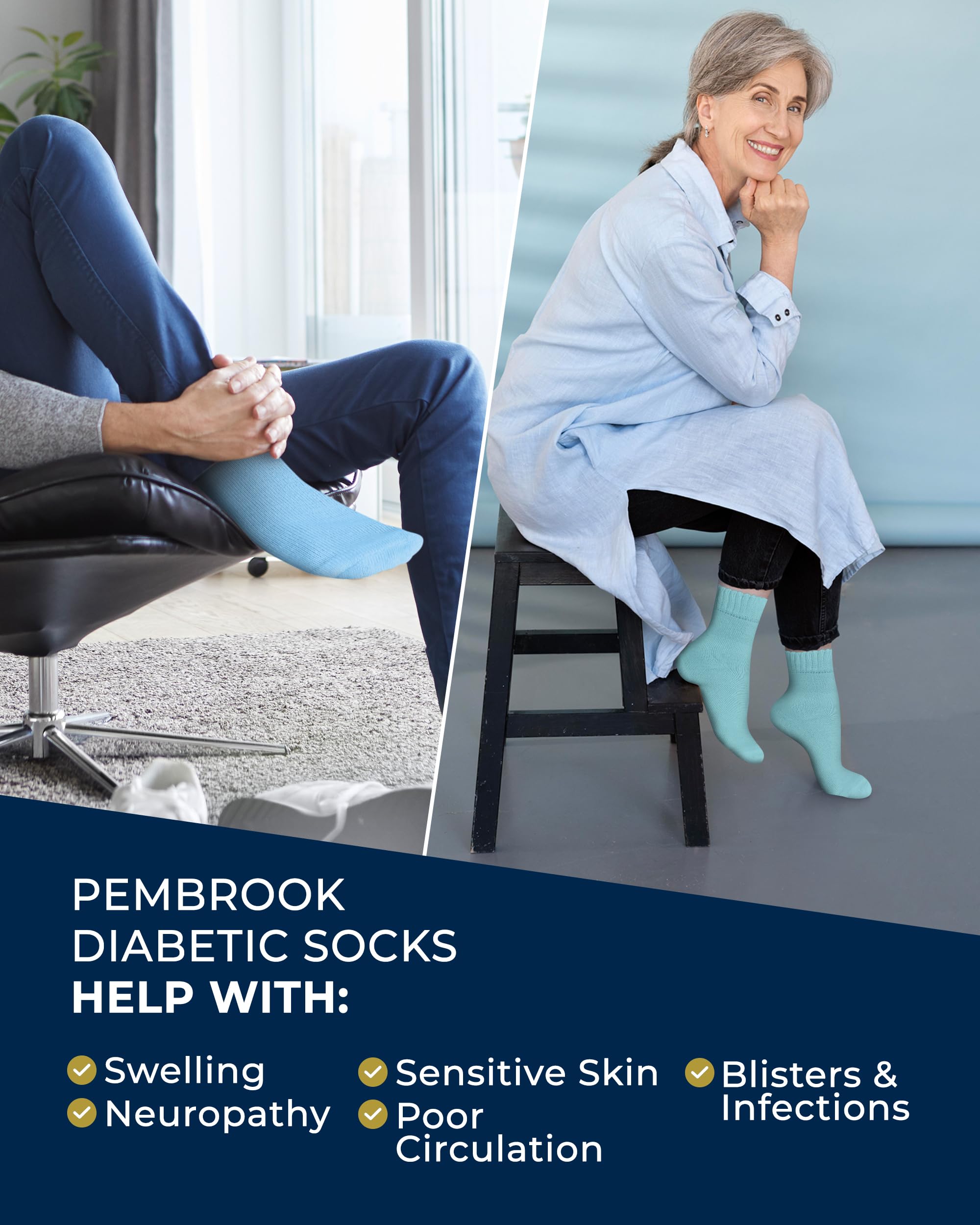 Pembrook loose-top design supports swelling-friendly wear