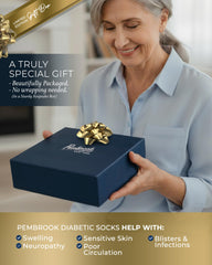 Pembrook bamboo viscose socks with moisture-wicking for fresh feet.