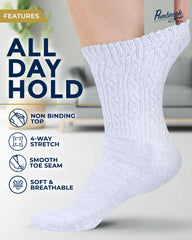 Pembrook bamboo viscose socks with non-binding top for secure comfort