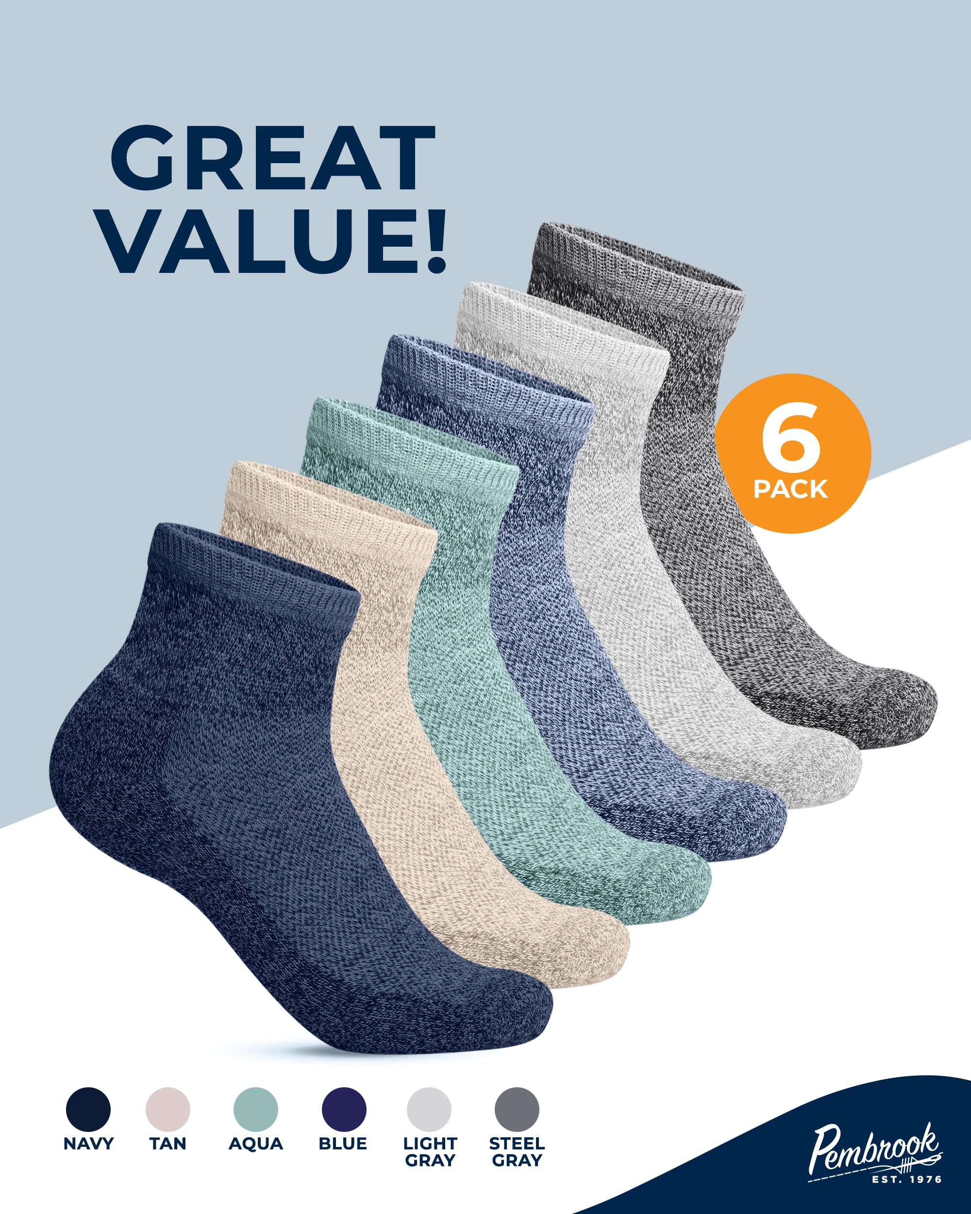 Pembrook offers color variety for easy matching with outfits and wardrobe.