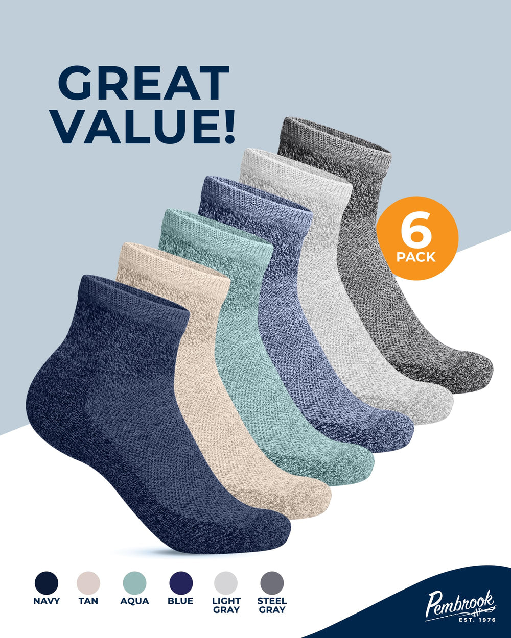 Pembrook offers color variety for easy matching with outfits and wardrobe.