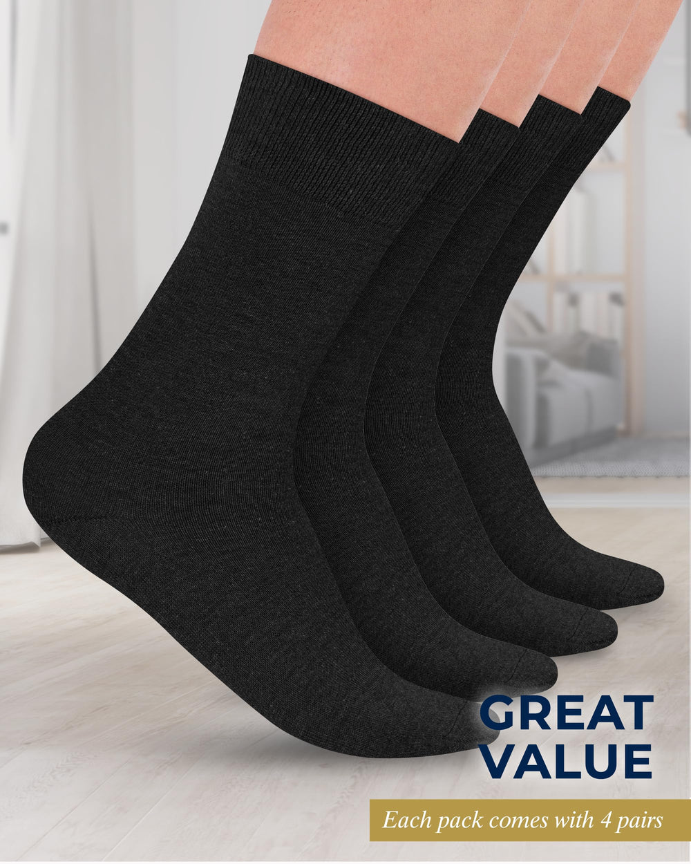 Pembrook socks ideal for work, travel, and casual wear.