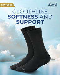 Non-binding fit provides everyday comfort with Pembrook socks.