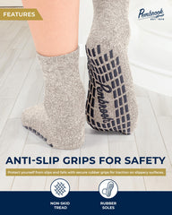 Pembrook quarter-length diabetic socks designed for easy on-and-off wear.