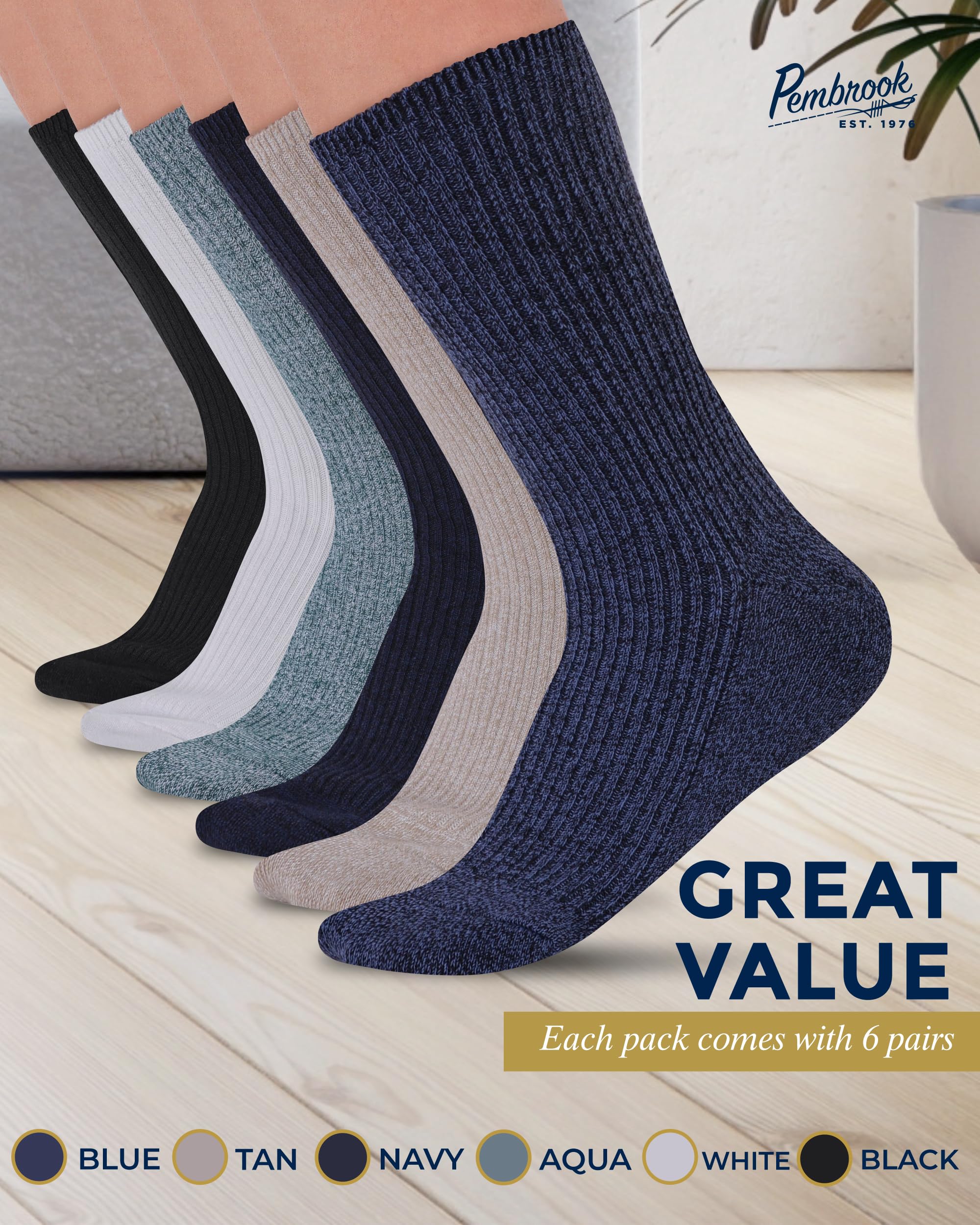 Pembrook women's diabetic socks in daily use at work or gym.