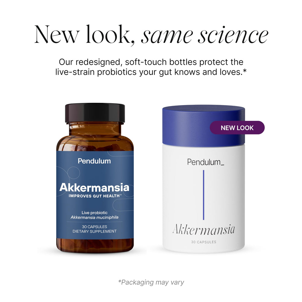Pendulum Akkermansia third-party testing seal signals quality assurance.