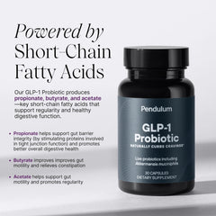 Pendulum GLP-1 Probiotic three-strain mix with Akkermansia, Clostridium, Bifidobacterium
