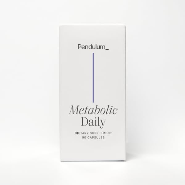 Pendulum Metabolic Daily packaging box presents premium probiotic formula