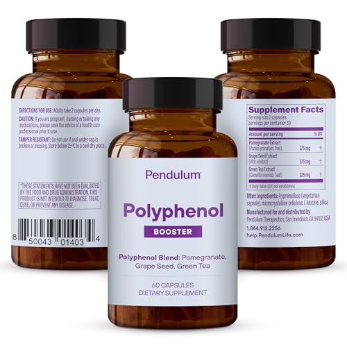 Pendulum Polyphenol Booster bottle cap close-up for easy daily use
