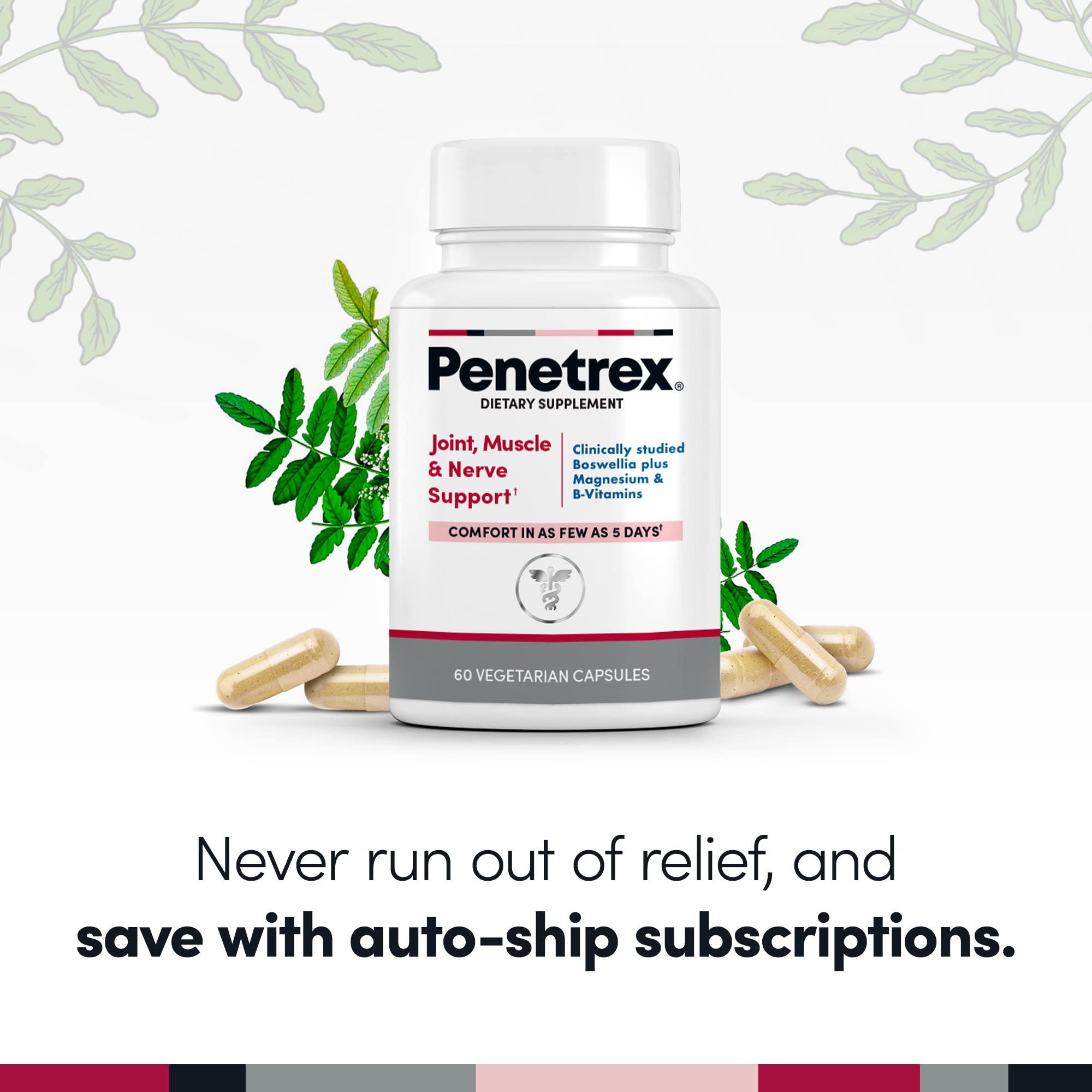 Penetrex packaging on desk suggesting accessibility and readiness.