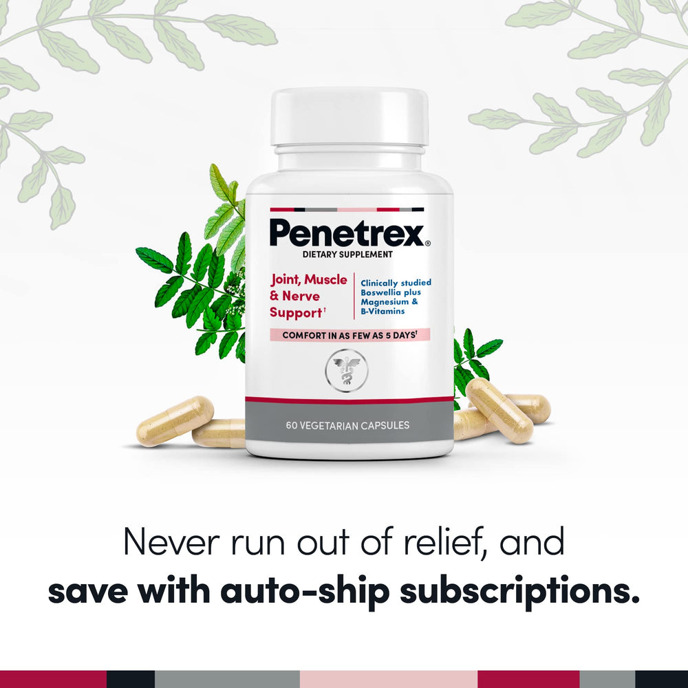 Penetrex packaging on desk suggesting accessibility and readiness.