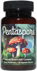 Pentaspore bottle on shelf for daily focus