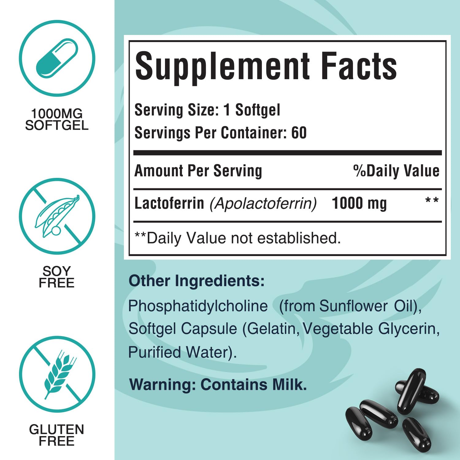 Pepeior 60-softgel packaging visible for long-term use.