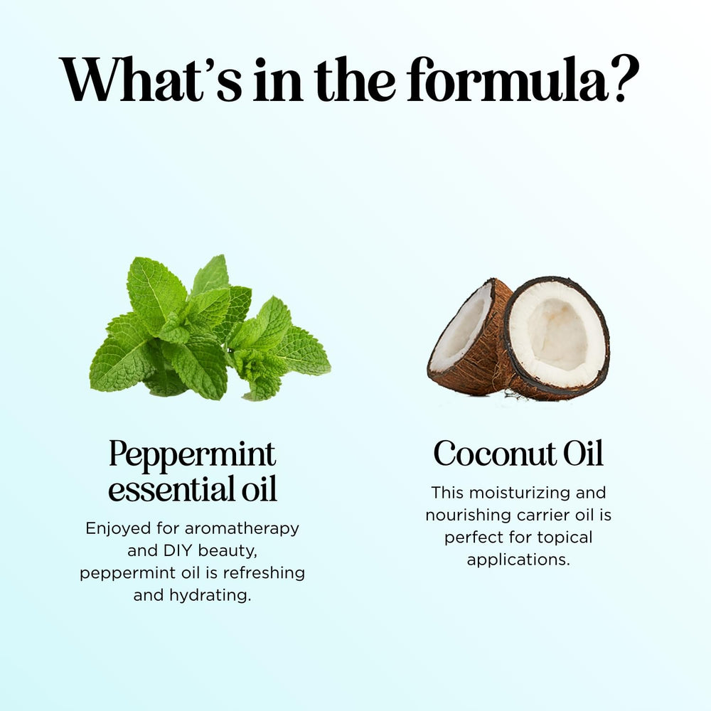 Maple Holistics peppermint oil roll-on dispensing action for tidy application