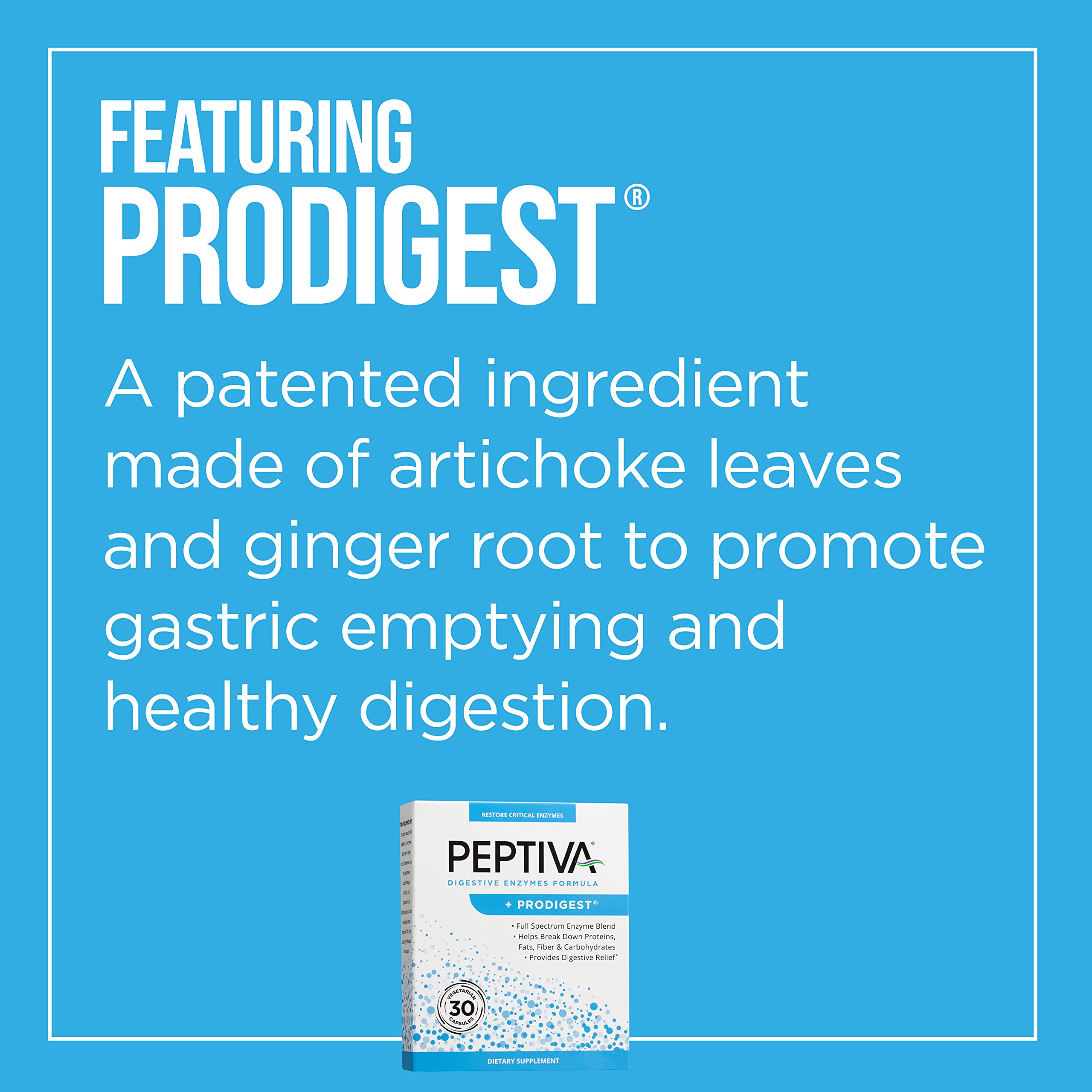 Peptiva packaging on shelf suggesting everyday digestive wellness.