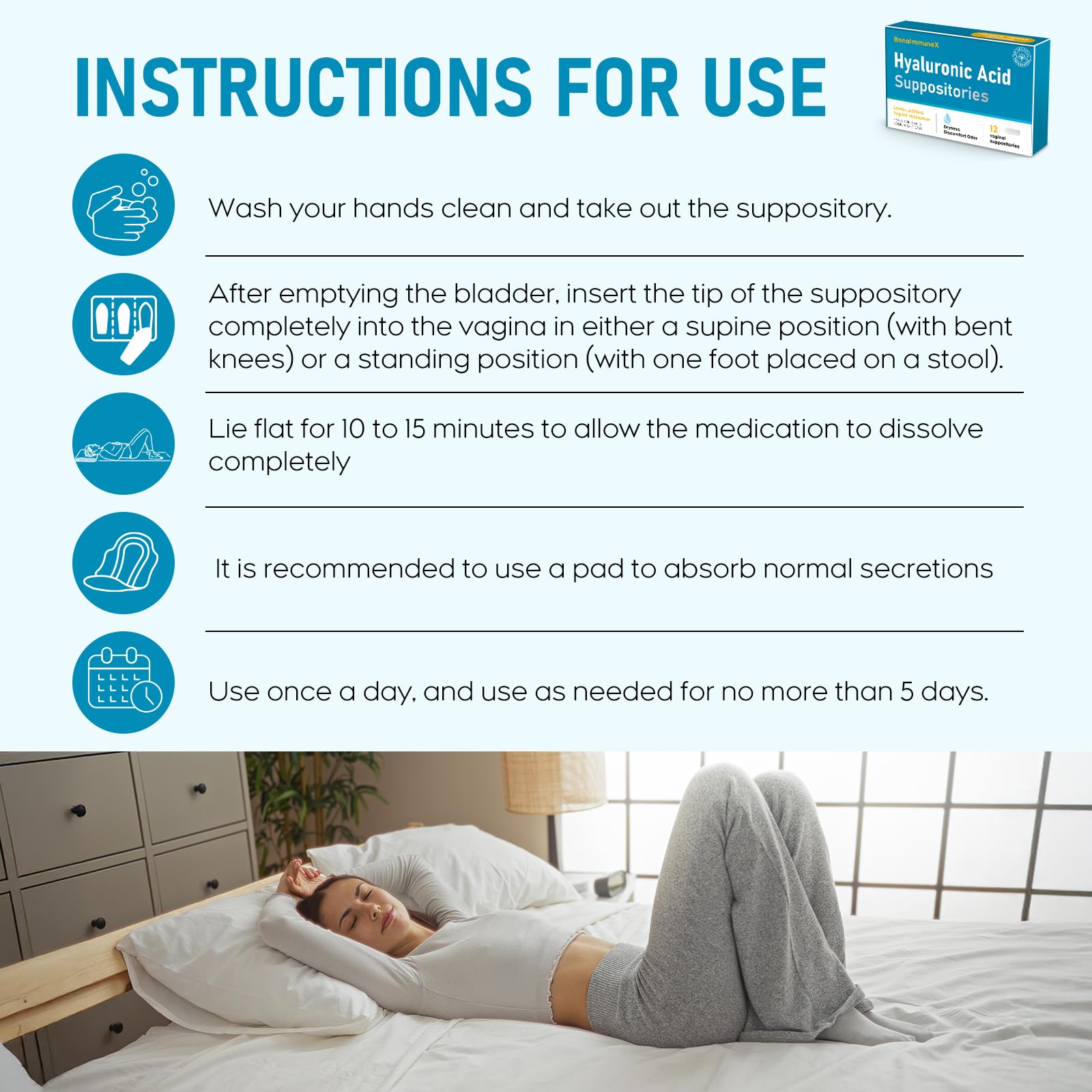 Peralpow suppositories dissolving at bedtime deliver gentle hydration