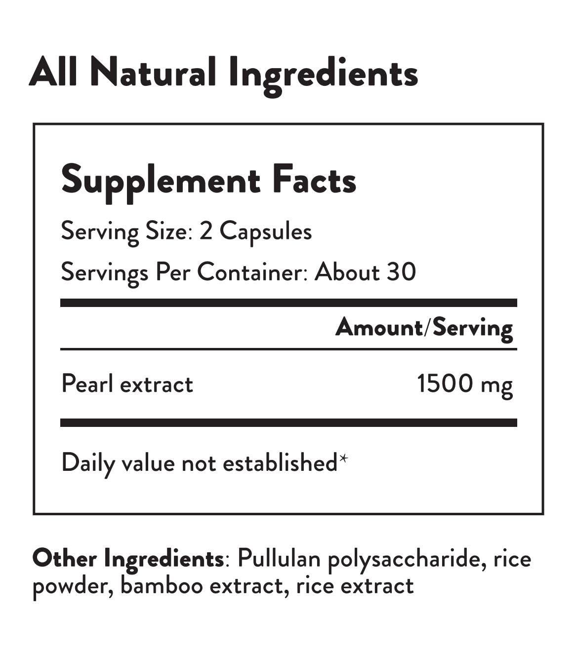 Seal of vegan and non-GMO certification on Peralpow packaging.