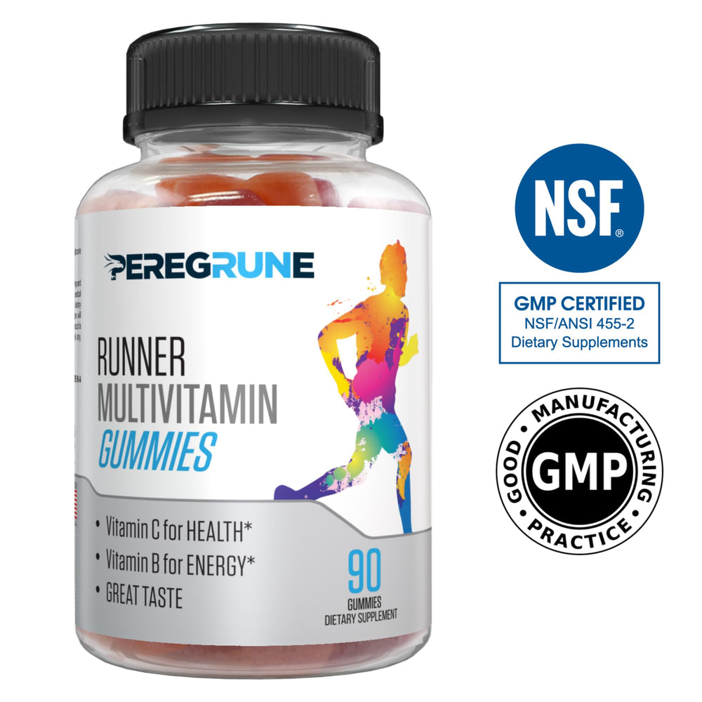 PEREGRUNE Cherry flavor gummies close-up, vegetarian-friendly daily bite