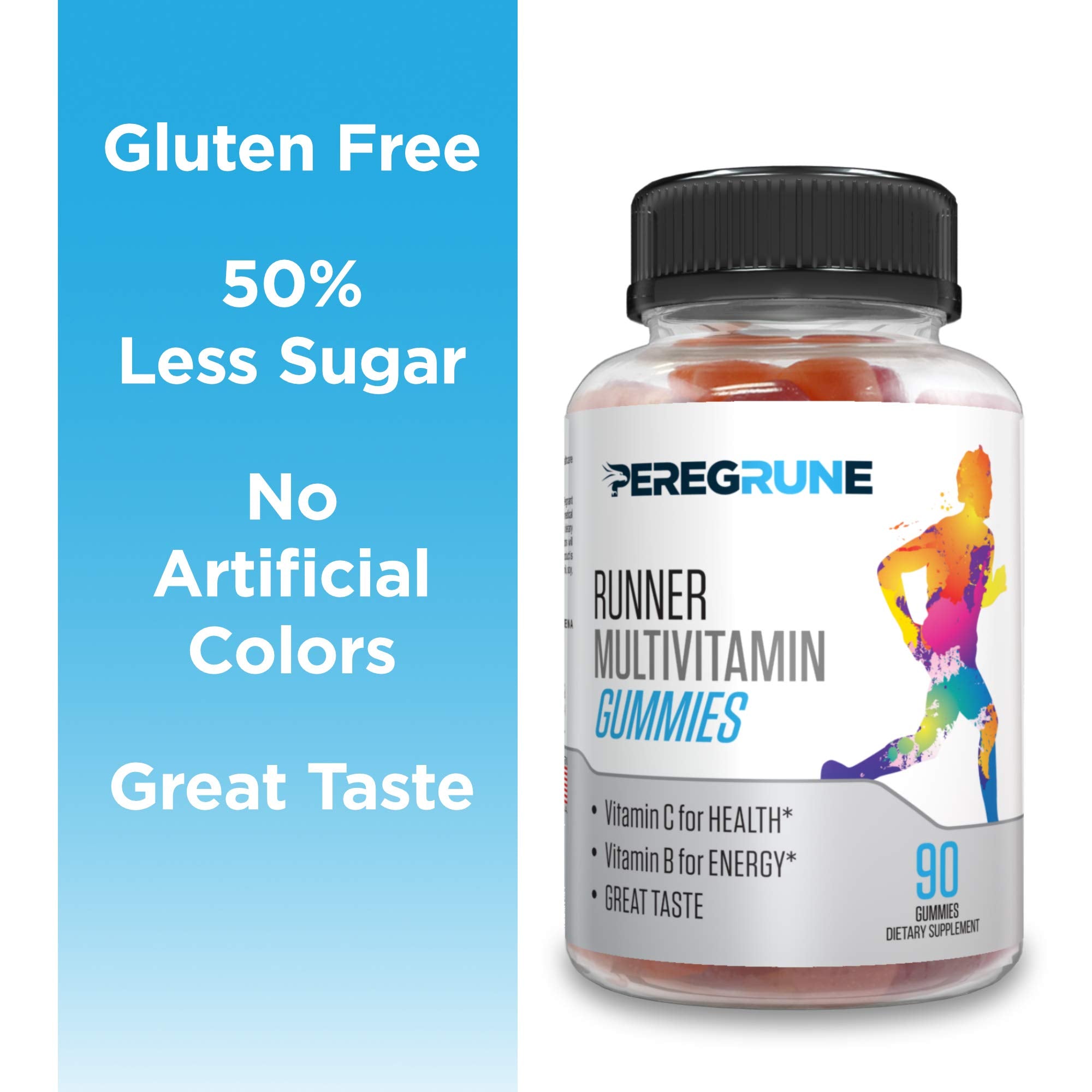 PEREGRUNE Gummies in hand for daily fueling during runs